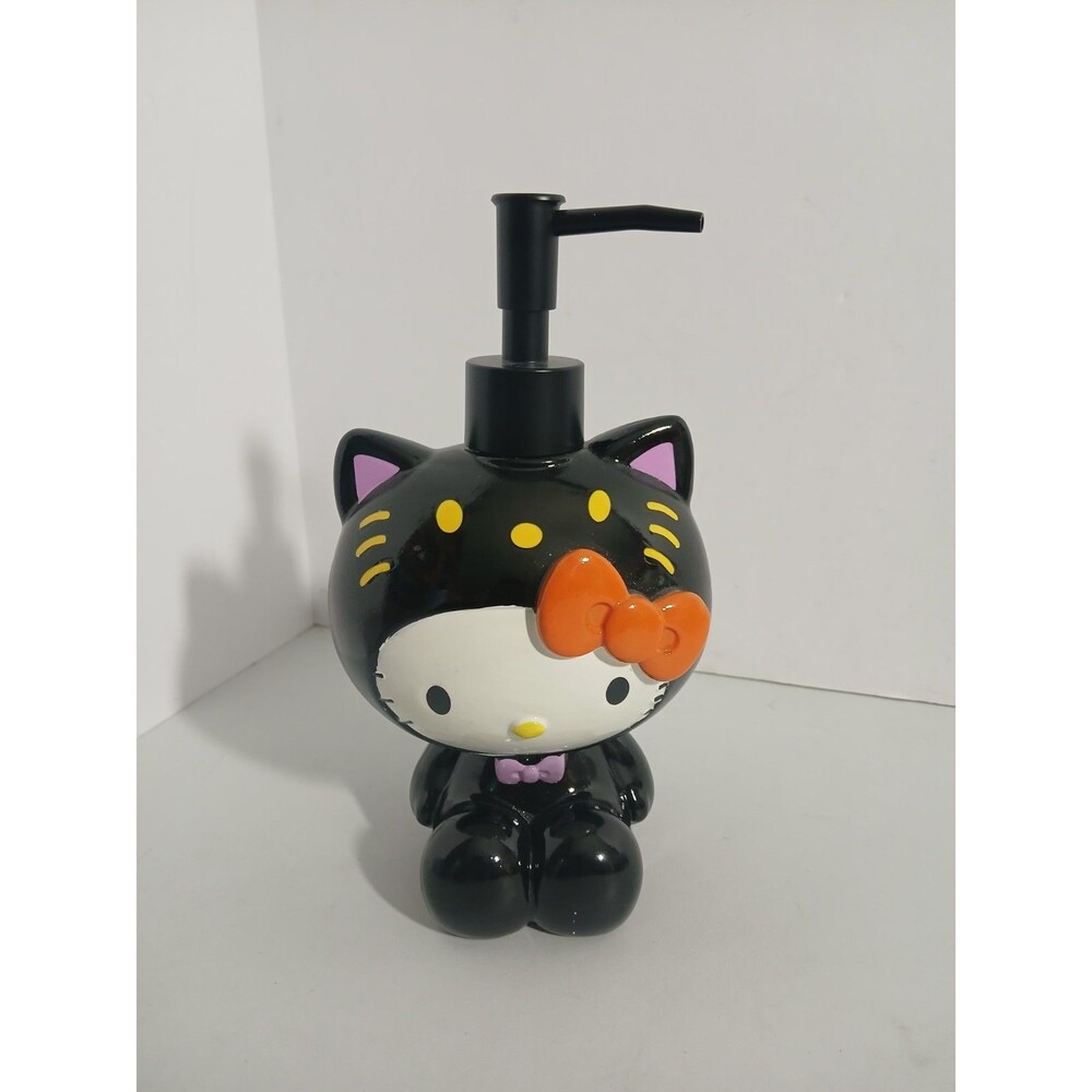 HELLO KITTY SANRIO -‎ BLACK CAT COSTUME HALLOWEEN - SOAP  PUMP DISPENSER